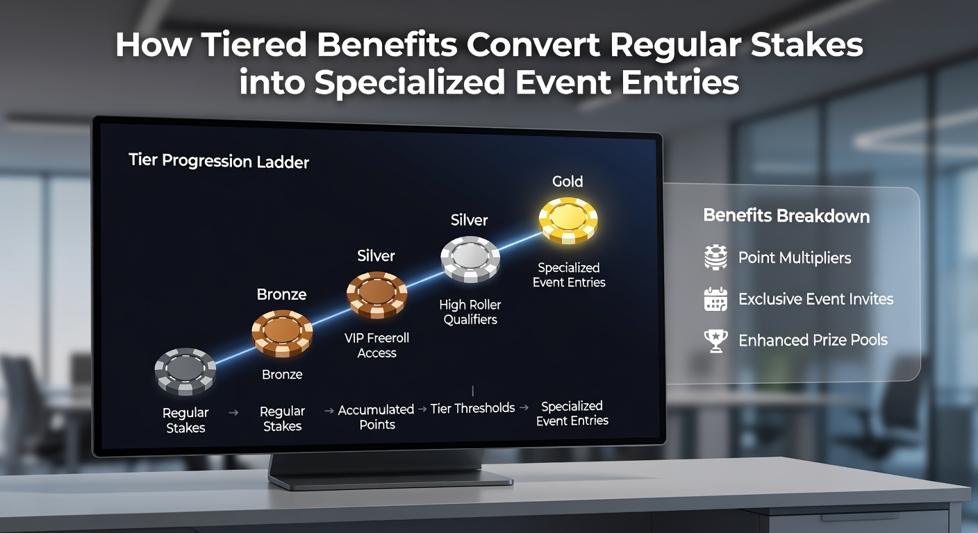 Visualisierung von Loyalty-Punkte-Tracking und Ticket-Konversion in einer Poker-App