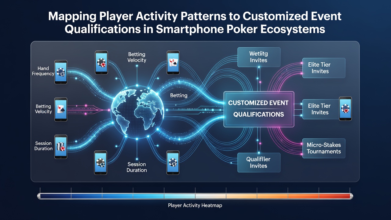 Visualisierung der Spieleraktivitätsmuster in mobilen Poker-Apps mit Datenflüssen zu Event-Qualifikationen