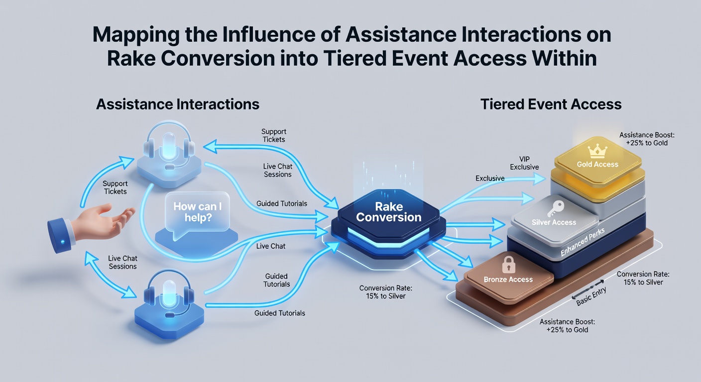 Analyse-Diagramm zu Assistenz-Interaktionen und deren Einfluss auf Rake-Conversion in mobilen Cash-Poker-Formaten