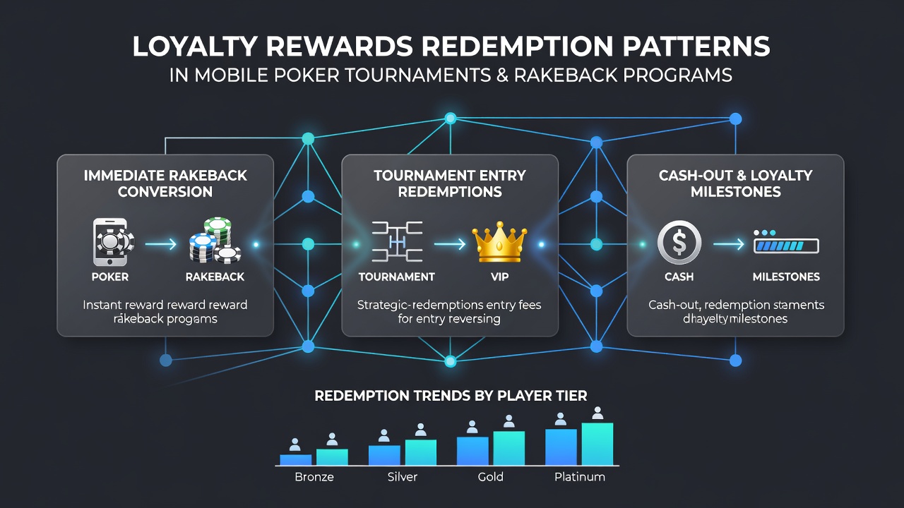 Analyse der Einlösungsmuster für Loyalitätsbelohnungen in mobilen Pokerturnieren