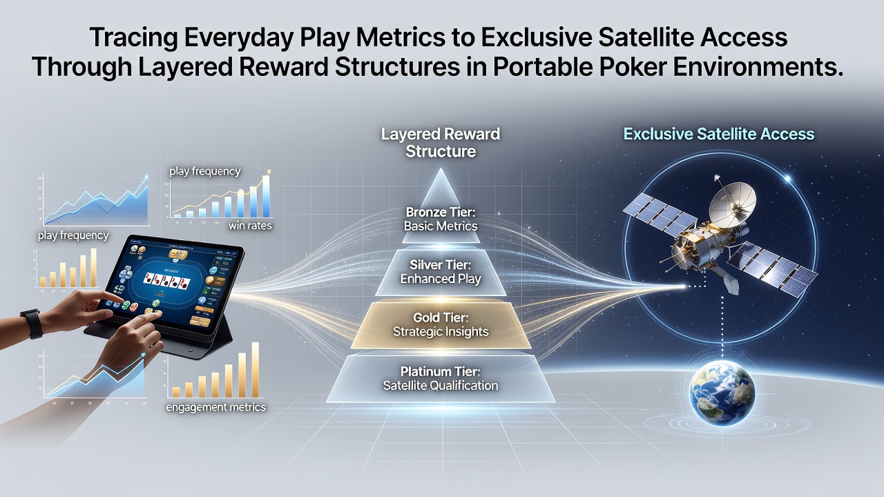 Mobile Poker App mit Belohnungsstruktur und Satelliten-Tracking
